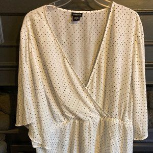 Torrid Black and White Long Shirt